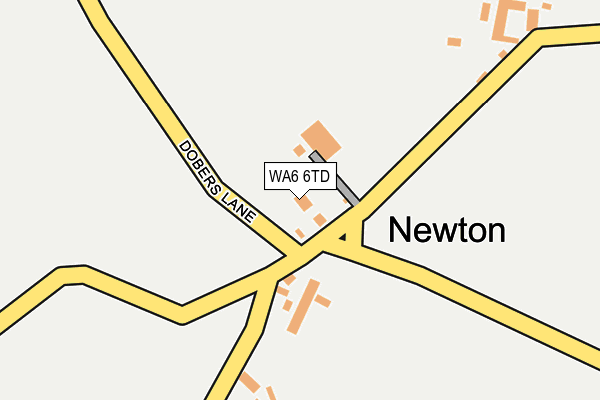 WA6 6TD map - OS OpenMap – Local (Ordnance Survey) WA6 6TD map - OS OpenMap – Local (Ordnance Survey)