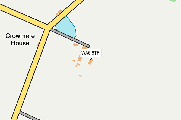 WA6 6TF map - OS OpenMap – Local (Ordnance Survey) WA6 6TF map - OS OpenMap – Local (Ordnance Survey)