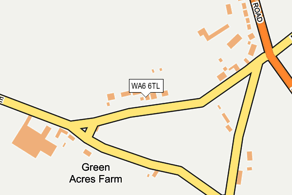 WA6 6TL map - OS OpenMap – Local (Ordnance Survey) WA6 6TL map - OS OpenMap – Local (Ordnance Survey)