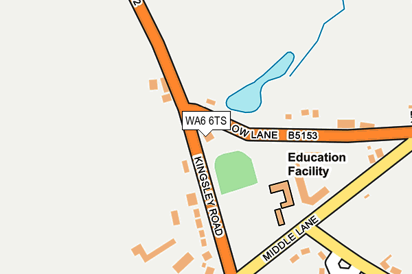 WA6 6TS map - OS OpenMap – Local (Ordnance Survey) WA6 6TS map - OS OpenMap – Local (Ordnance Survey)