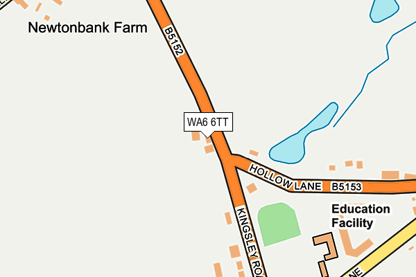 WA6 6TT map - OS OpenMap – Local (Ordnance Survey) WA6 6TT map - OS OpenMap – Local (Ordnance Survey)