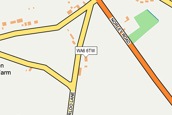 WA6 6TW map - OS OpenMap – Local (Ordnance Survey) WA6 6TW map - OS OpenMap – Local (Ordnance Survey)