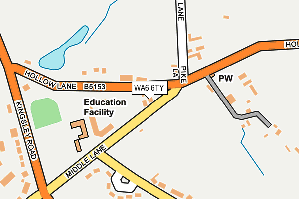 WA6 6TY map - OS OpenMap – Local (Ordnance Survey) WA6 6TY map - OS OpenMap – Local (Ordnance Survey)