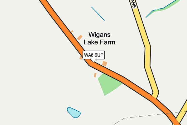 WA6 6UF map - OS OpenMap – Local (Ordnance Survey)