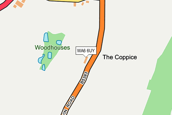 WA6 6UY map - OS OpenMap – Local (Ordnance Survey)