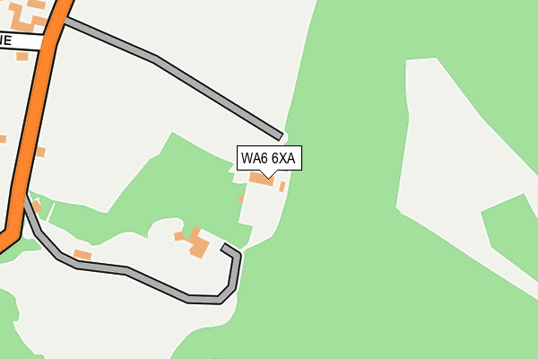 WA6 6XA map - OS OpenMap – Local (Ordnance Survey) WA6 6XA map - OS OpenMap – Local (Ordnance Survey)