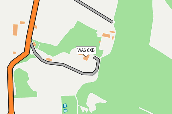 WA6 6XB map - OS OpenMap – Local (Ordnance Survey) WA6 6XB map - OS OpenMap – Local (Ordnance Survey)