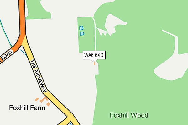 WA6 6XD map - OS OpenMap – Local (Ordnance Survey) WA6 6XD map - OS OpenMap – Local (Ordnance Survey)