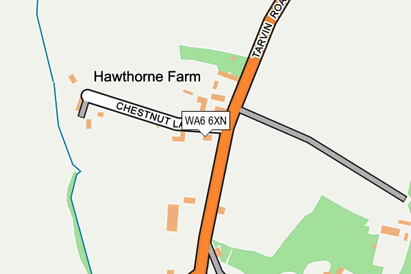 WA6 6XN map - OS OpenMap – Local (Ordnance Survey) WA6 6XN map - OS OpenMap – Local (Ordnance Survey)