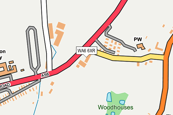 WA6 6XR map - OS OpenMap – Local (Ordnance Survey) WA6 6XR map - OS OpenMap – Local (Ordnance Survey)
