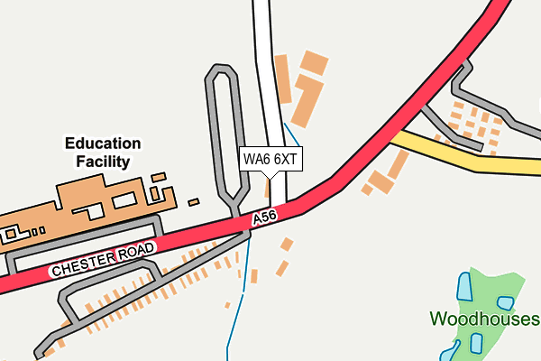 WA6 6XT map - OS OpenMap – Local (Ordnance Survey) WA6 6XT map - OS OpenMap – Local (Ordnance Survey)
