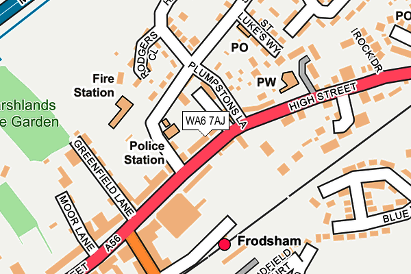 WA6 7AJ map - OS OpenMap – Local (Ordnance Survey) WA6 7AJ map - OS OpenMap – Local (Ordnance Survey)