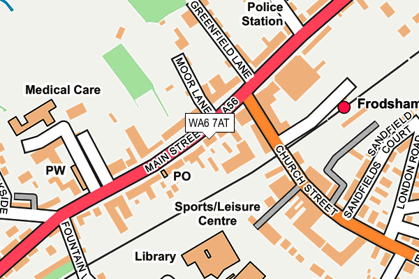 WA6 7AT map - OS OpenMap – Local (Ordnance Survey) WA6 7AT map - OS OpenMap – Local (Ordnance Survey)