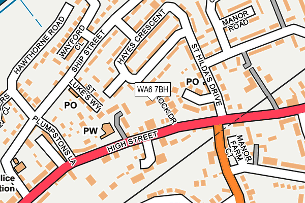 WA6 7BH map - OS OpenMap – Local (Ordnance Survey) WA6 7BH map - OS OpenMap – Local (Ordnance Survey)