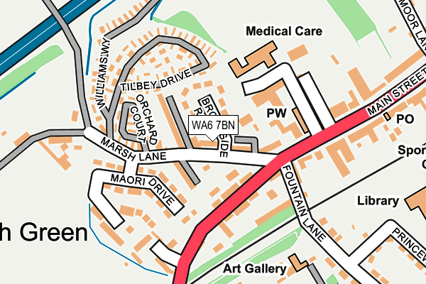WA6 7BN map - OS OpenMap – Local (Ordnance Survey) WA6 7BN map - OS OpenMap – Local (Ordnance Survey)
