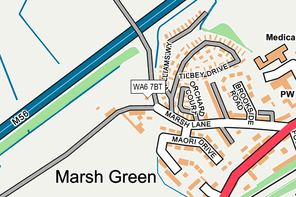 WA6 7BT map - OS OpenMap – Local (Ordnance Survey) WA6 7BT map - OS OpenMap – Local (Ordnance Survey)