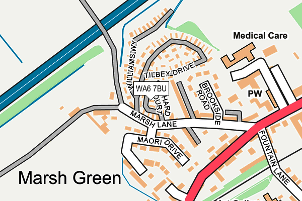 WA6 7BU map - OS OpenMap – Local (Ordnance Survey) WA6 7BU map - OS OpenMap – Local (Ordnance Survey)