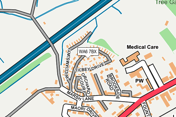 WA6 7BX map - OS OpenMap – Local (Ordnance Survey) WA6 7BX map - OS OpenMap – Local (Ordnance Survey)