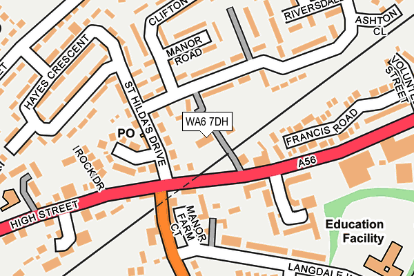 WA6 7DH map - OS OpenMap – Local (Ordnance Survey) WA6 7DH map - OS OpenMap – Local (Ordnance Survey)