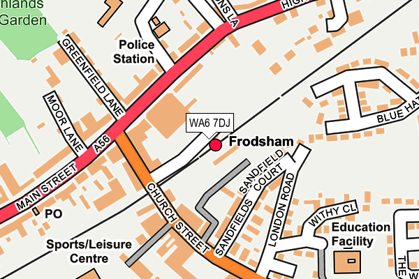 WA6 7DJ map - OS OpenMap – Local (Ordnance Survey) WA6 7DJ map - OS OpenMap – Local (Ordnance Survey)