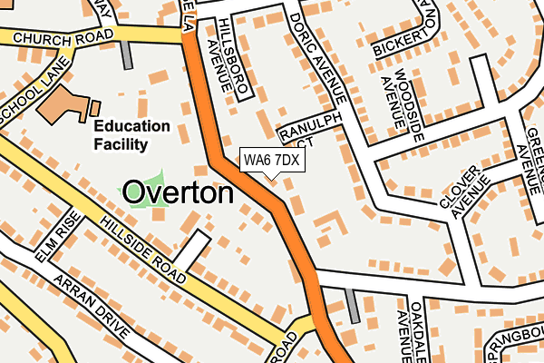 WA6 7DX map - OS OpenMap – Local (Ordnance Survey) WA6 7DX map - OS OpenMap – Local (Ordnance Survey)