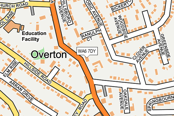 WA6 7DY map - OS OpenMap – Local (Ordnance Survey) WA6 7DY map - OS OpenMap – Local (Ordnance Survey)
