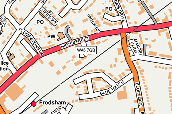 WA6 7GB map - OS OpenMap – Local (Ordnance Survey) WA6 7GB map - OS OpenMap – Local (Ordnance Survey)