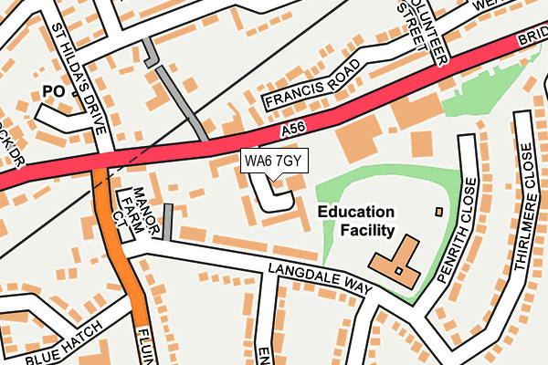 WA6 7GY map - OS OpenMap – Local (Ordnance Survey) WA6 7GY map - OS OpenMap – Local (Ordnance Survey)