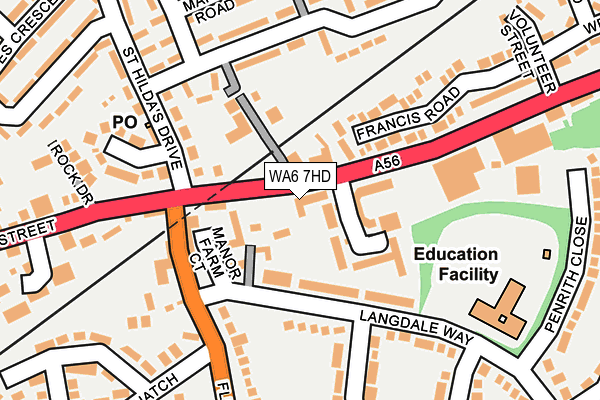 WA6 7HD map - OS OpenMap – Local (Ordnance Survey) WA6 7HD map - OS OpenMap – Local (Ordnance Survey)