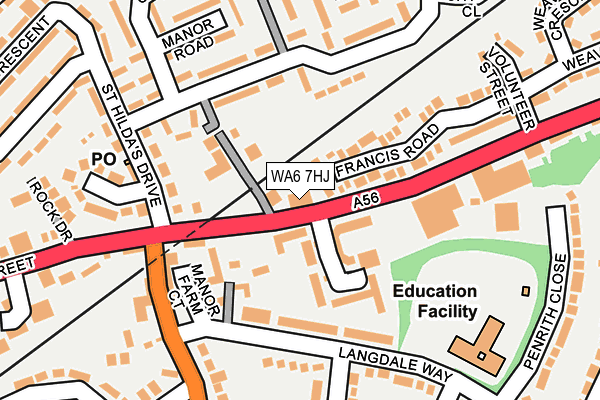 WA6 7HJ map - OS OpenMap – Local (Ordnance Survey) WA6 7HJ map - OS OpenMap – Local (Ordnance Survey)