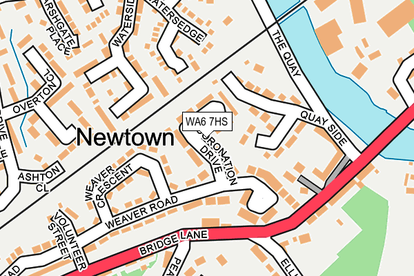 WA6 7HS map - OS OpenMap – Local (Ordnance Survey) WA6 7HS map - OS OpenMap – Local (Ordnance Survey)