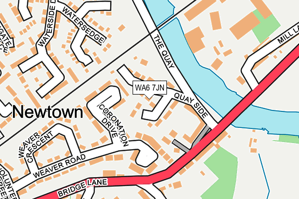WA6 7JN map - OS OpenMap – Local (Ordnance Survey) WA6 7JN map - OS OpenMap – Local (Ordnance Survey)