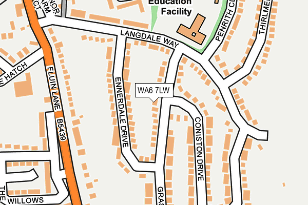 WA6 7LW map - OS OpenMap – Local (Ordnance Survey) WA6 7LW map - OS OpenMap – Local (Ordnance Survey)