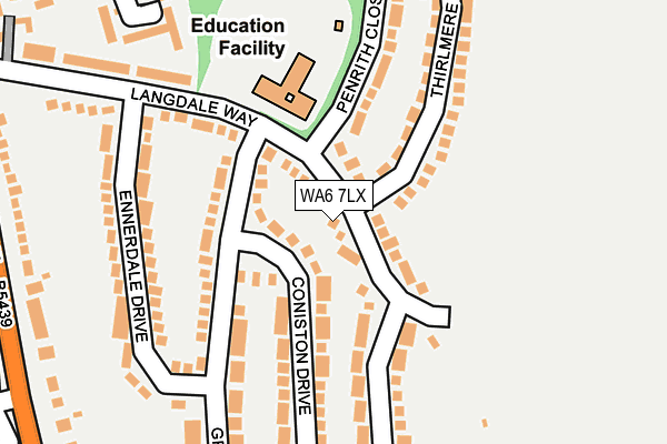 WA6 7LX map - OS OpenMap – Local (Ordnance Survey) WA6 7LX map - OS OpenMap – Local (Ordnance Survey)