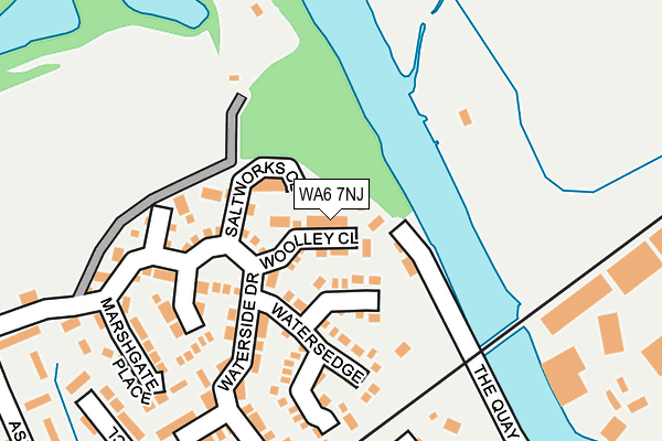 WA6 7NJ map - OS OpenMap – Local (Ordnance Survey) WA6 7NJ map - OS OpenMap – Local (Ordnance Survey)