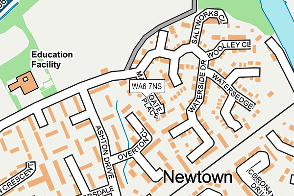 WA6 7NS map - OS OpenMap – Local (Ordnance Survey) WA6 7NS map - OS OpenMap – Local (Ordnance Survey)
