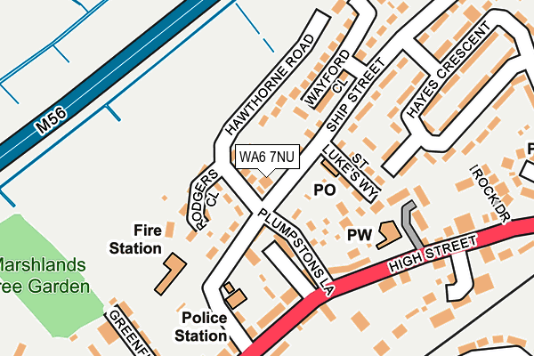 WA6 7NU map - OS OpenMap – Local (Ordnance Survey) WA6 7NU map - OS OpenMap – Local (Ordnance Survey)