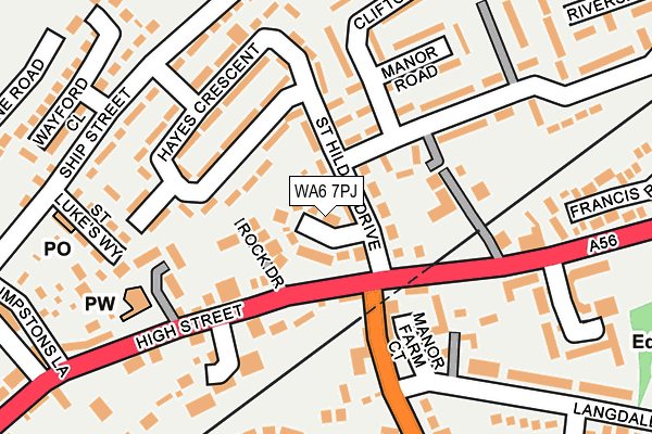 WA6 7PJ map - OS OpenMap – Local (Ordnance Survey) WA6 7PJ map - OS OpenMap – Local (Ordnance Survey)