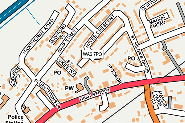 WA6 7PQ map - OS OpenMap – Local (Ordnance Survey) WA6 7PQ map - OS OpenMap – Local (Ordnance Survey)