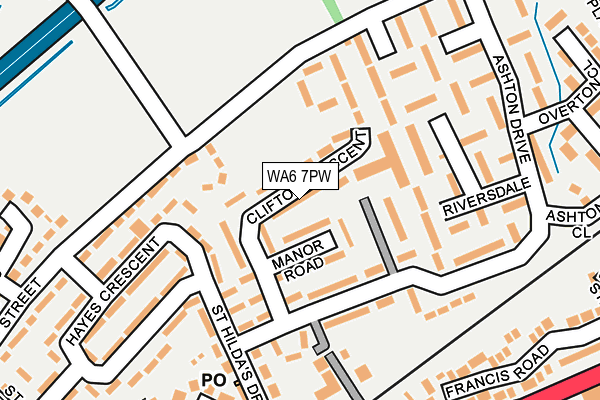 WA6 7PW map - OS OpenMap – Local (Ordnance Survey) WA6 7PW map - OS OpenMap – Local (Ordnance Survey)