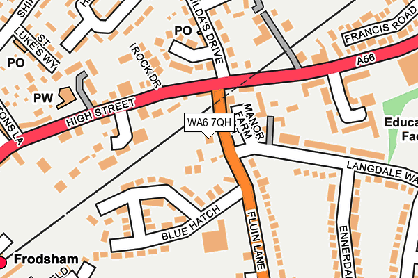 WA6 7QH map - OS OpenMap – Local (Ordnance Survey) WA6 7QH map - OS OpenMap – Local (Ordnance Survey)