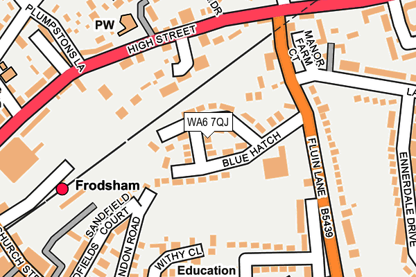 WA6 7QJ map - OS OpenMap – Local (Ordnance Survey) WA6 7QJ map - OS OpenMap – Local (Ordnance Survey)