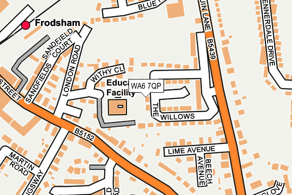 WA6 7QP map - OS OpenMap – Local (Ordnance Survey) WA6 7QP map - OS OpenMap – Local (Ordnance Survey)