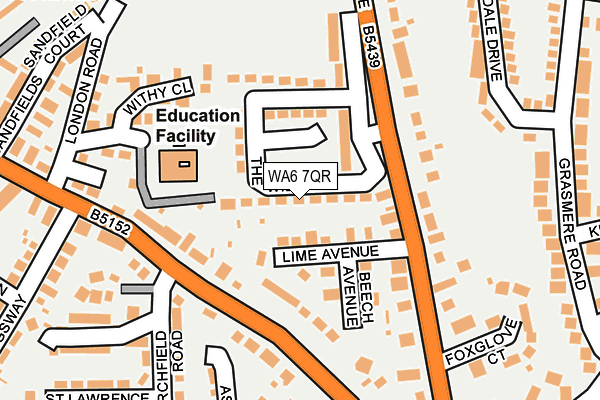 WA6 7QR map - OS OpenMap – Local (Ordnance Survey) WA6 7QR map - OS OpenMap – Local (Ordnance Survey)