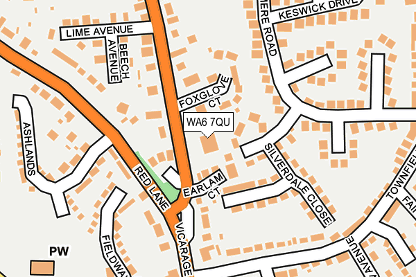 WA6 7QU map - OS OpenMap – Local (Ordnance Survey) WA6 7QU map - OS OpenMap – Local (Ordnance Survey)