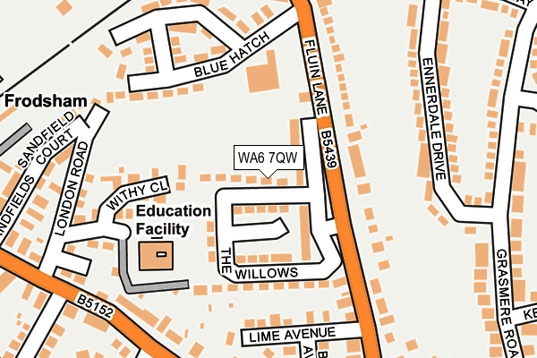 WA6 7QW map - OS OpenMap – Local (Ordnance Survey) WA6 7QW map - OS OpenMap – Local (Ordnance Survey)