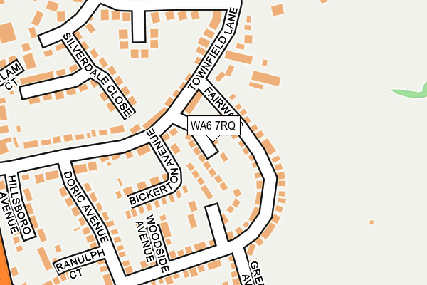 WA6 7RQ map - OS OpenMap – Local (Ordnance Survey) WA6 7RQ map - OS OpenMap – Local (Ordnance Survey)