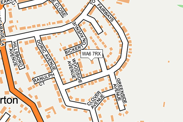 WA6 7RX map - OS OpenMap – Local (Ordnance Survey) WA6 7RX map - OS OpenMap – Local (Ordnance Survey)