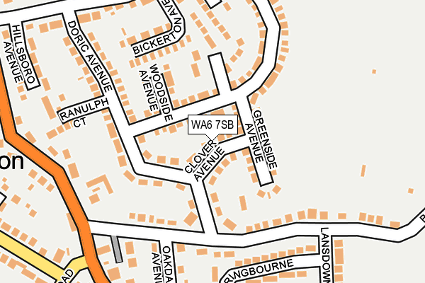 WA6 7SB map - OS OpenMap – Local (Ordnance Survey) WA6 7SB map - OS OpenMap – Local (Ordnance Survey)