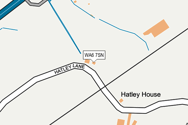 WA6 7SN map - OS OpenMap – Local (Ordnance Survey) WA6 7SN map - OS OpenMap – Local (Ordnance Survey)